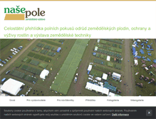 Tablet Screenshot of nasepole.cz